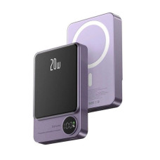 Портативное зарядное устройство Power Bank Delicate Q9 20W 10000 mAh с беспроводной зарядкой purple