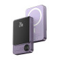 Портативное зарядное устройство Power Bank Delicate Q9 20W 10000 mAh с беспроводной зарядкой purple