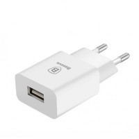 Сетевое зарядное устройство Baseus Letour Charger EU 1USB white