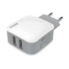 Мережевий зарядний пристрій Baseus Letour Charger EU white/grey