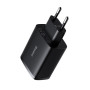 Мережевий зарядний пристрій Baseus Compact 3xUSB 17W black