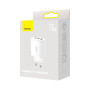 Мережевий зарядний пристрій Baseus Compact 3xUSB 17W white