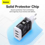 Мережевий зарядний пристрій Baseus Compact 3xUSB 17W white