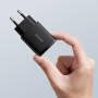 Сетевое зарядное устройство Baseus Compact Quick USB + Type-C 20W black