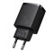 Сетевое зарядное устройство Baseus Compact Quick USB + Type-C 20W black