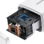 Сетевое зарядное устройство Baseus Compact Quick USB + Type-C 20W white