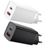 Мережевий зарядний пристрій Baseus GaN2 Lite QC 65W Type-C + USB white 