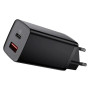 Мережевий зарядний пристрій Baseus GaN2 Lite QC 65W Type-C + USB black 