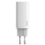 Мережевий зарядний пристрій Baseus GaN2 Lite QC 65W Type-C + USB white 