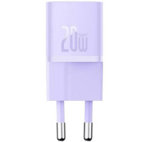 Мережевий зарядний пристрій Baseus GaN5 Fast Charger (mini) 1C 20W purple 