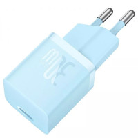Мережевий зарядний пристрій Baseus GaN5 Fast Charger (mini) 1C 30W blue 