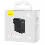 Мережевий зарядний пристрій Baseus GaN5 Pro Type-C+USB 100W EU black 