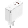 Мережевий зарядний пристрій Baseus GaN5 Pro Type-C+USB 100W EU white 