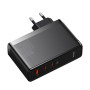 Мережевий зарядний пристрій Baseus GaN5 Pro 140W 2Type-C+USB 140W + Cabel Type-C to Type-C 140W (1m) black 