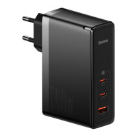 Сетевое зарядное устройство Baseus GaN5 Pro 140W 2Type-C+USB 140W + Cabel Type-C to Type-C 140W (1m) black 