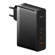 Мережевий зарядний пристрій Baseus GaN5 Pro 140W 2Type-C+USB 140W + Cabel Type-C to Type-C 140W (1m) black 