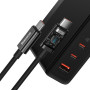 Мережевий зарядний пристрій Baseus GaN5 Pro 140W 2Type-C+USB 140W + Cabel Type-C to Type-C 140W (1m) black 