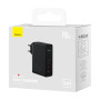 Мережевий зарядний пристрій Baseus GaN5 Pro 140W 2Type-C+USB 140W + Cabel Type-C to Type-C 140W (1m) black 