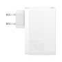 Мережевий зарядний пристрій Baseus GaN5 Pro 140W 2Type-C+USB 140W + Cabel Type-C to Type-C 140W (1m) white 