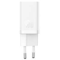 Сетевое зарядное устройство Baseus GaN5 Pro OS 2 х Type-C 40W white 