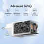 Мережевий зарядний пристрій Baseus GaN5 Pro OS 2 х Type-C 40W white 