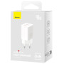 Мережевий зарядний пристрій Baseus GaN5 Pro OS 2 х Type-C 40W white 