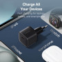 Мережевий зарядний пристрій Baseus GaN5S OS 1C 20W black 