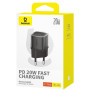 Мережевий зарядний пристрій Baseus GaN5S OS 1C 20W black 