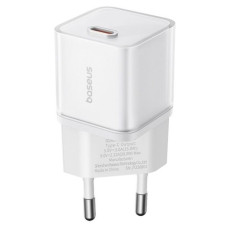 Мережевий зарядний пристрій Baseus GaN5S OS 1C 20W white 
