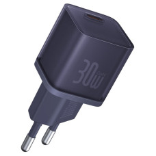 Мережевий зарядний пристрій Baseus GaN5S OS 1C 30W midnight purple 