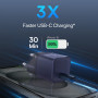 Мережевий зарядний пристрій Baseus GaN5S OS 1C 30W midnight purple 