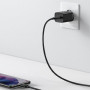 Мережевий зарядний пристрій Baseus Super Si Quick Charger 25W + Cabel Type-C to Type-C black