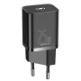 Мережевий зарядний пристрій Baseus Super Si Quick Charger 25W + Cabel Type-C to Type-C black
