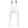 Мережевий зарядний пристрій Baseus Super Si Quick Charger 25W + Cabel Type-C to Type-C white