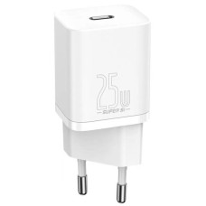 Мережевий зарядний пристрій Baseus Super Si Quick Charger 25W white