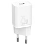 Мережевий зарядний пристрій Baseus Super Si Quick Charger 25W + Cabel Type-C to Type-C white