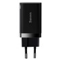 Мережевий зарядний пристрій Baseus Super Si Pro Quick Charger 30W Type-C + USB black