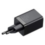 Мережевий зарядний пристрій Baseus Super Si Pro Quick Charger 30W Type-C + USB black