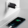 Мережевий зарядний пристрій Baseus Super Si Pro Quick Charger 30W Type-C + USB black