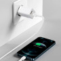Мережевий зарядний пристрій Baseus Super Si Pro Quick Charger 30W Type-C + USB white