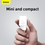 Мережевий зарядний пристрій Baseus Super Si Quick Charger 20W (+ кабель Type-C to Lightning) white