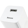 Мережевий зарядний пристрій Baseus Wall Quick Charger 24W white