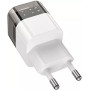 Сетевое зарядное устройство Hoco C125A Transparent 1C PD20W black