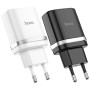 Сетевое зарядное устройство Hoco C12Q Smart QC3.0 black