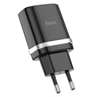 Сетевое зарядное устройство Hoco C12Q Smart QC3.0 black