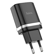Сетевое зарядное устройство Hoco C12Q Smart QC3.0 black Сетевое зарядное устройство Hoco C12Q Smart QC3.0 black