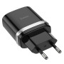 Сетевое зарядное устройство Hoco C12Q Smart QC3.0 black