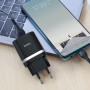 Сетевое зарядное устройство Hoco C12Q Smart QC3.0 + Type-C black
