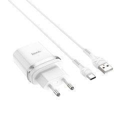 Сетевое зарядное устройство Hoco C12Q Smart QC3.0 + Type-C white Сетевое зарядное устройство Hoco C12Q Smart QC3.0 + Type-C white