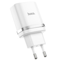 Сетевое зарядное устройство Hoco C12Q Smart QC3.0 white